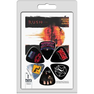 RUSH Band Guitar Picks 6 Piece Pack